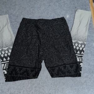 LuLaRoe Kids Black and Gray Patterned Shorts